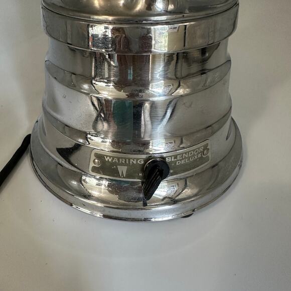 Retro Chrome Blender Lamp Waring Blendor Upcycled Kitchen Light - Picture 5 of 12